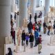 ATHENS, GREECE - DECEMBER 28: Interior View of the New Acropolis Museum in Athens. Designed by the Swiss-French Architect Bernard Tschumi on December 28, 2017 in Athens, Greece.