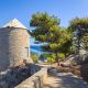 The,Old,Traditional,Windmill,,Found,At,The,Pathway,Leading,From