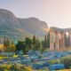 Ruins,Of,Temple,Of,Apollo,At,Sunset,,Ancient,Corinth,In